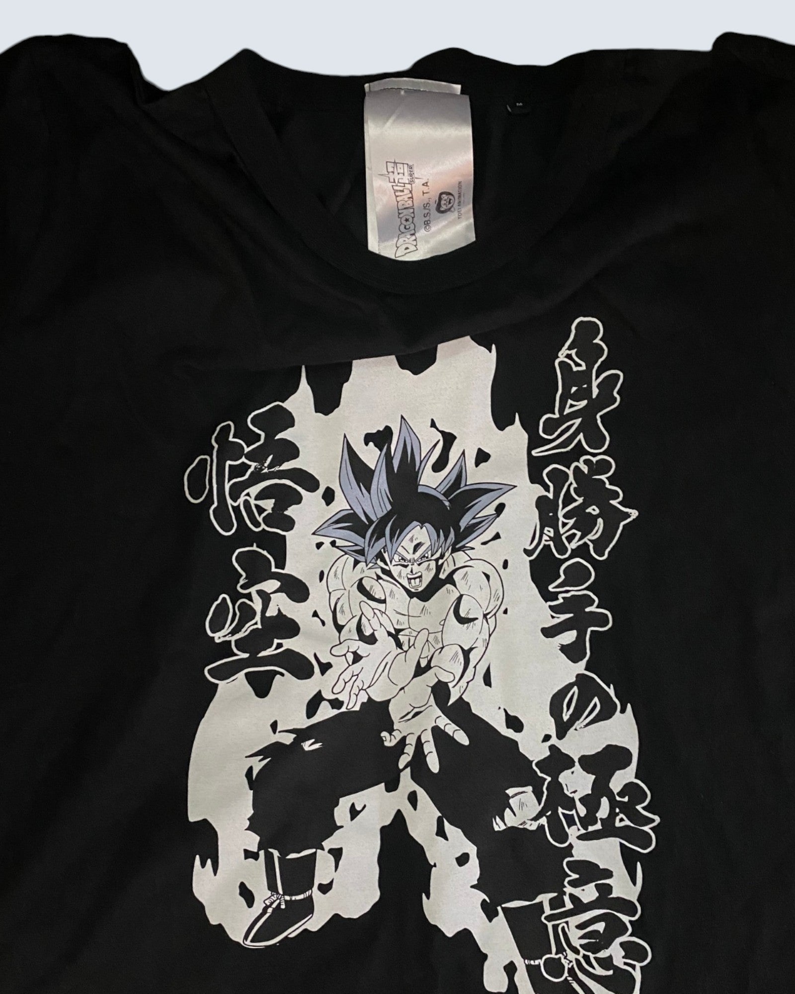 Official Dragon Ball Super Goku Ultra Instinct Black Graphic T-Shirt