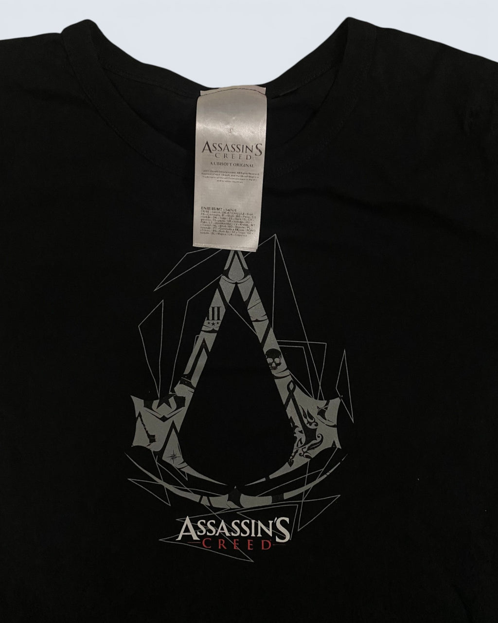 Official Ubisoft Assassin's Creed Logo Graphic Black T-Shirt