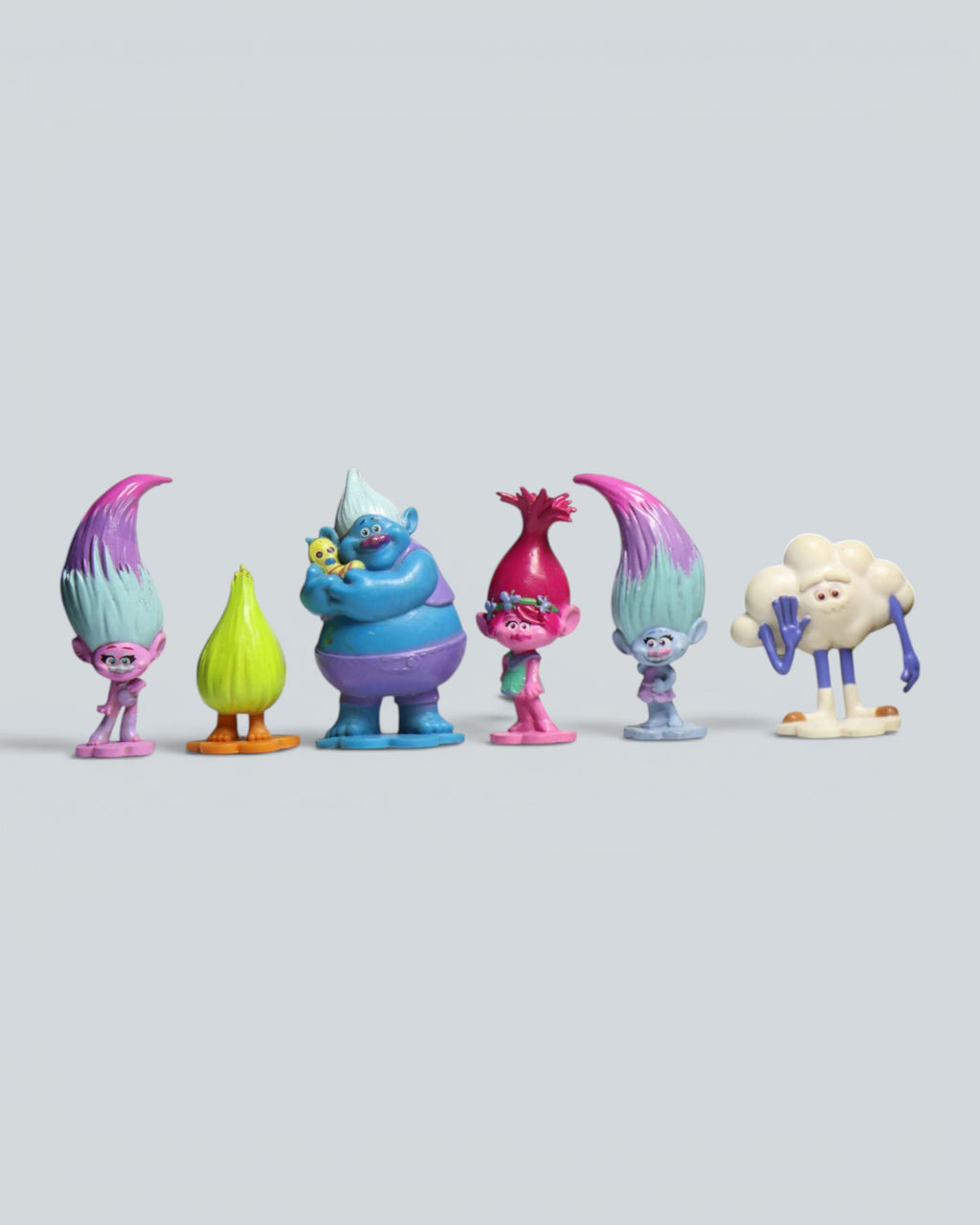 DreamWorks Trolls World Tour Collectible Mini Figures - Set of 6