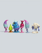 DreamWorks Trolls World Tour Collectible Mini Figures - Set of 6