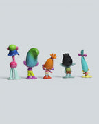 DreamWorks Trolls Collectible Mini Figure 5-Piece Set