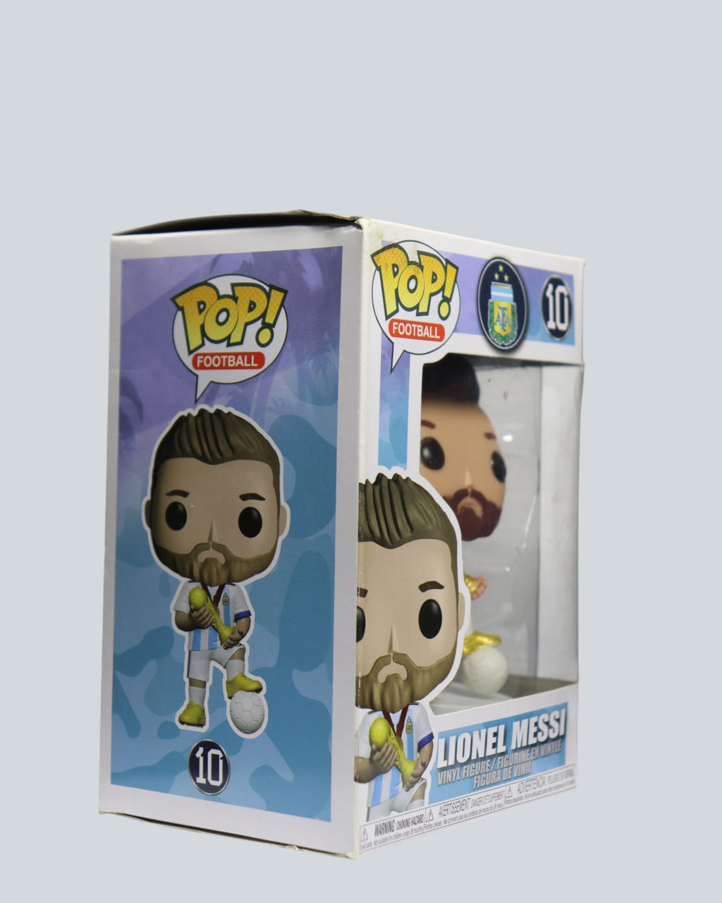 Lionel Messi Argentina "World Champion" Vinyl Figure - #10 Football Collectible