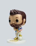 Lionel Messi Argentina "World Champion" Vinyl Figure - #10 Football Collectible