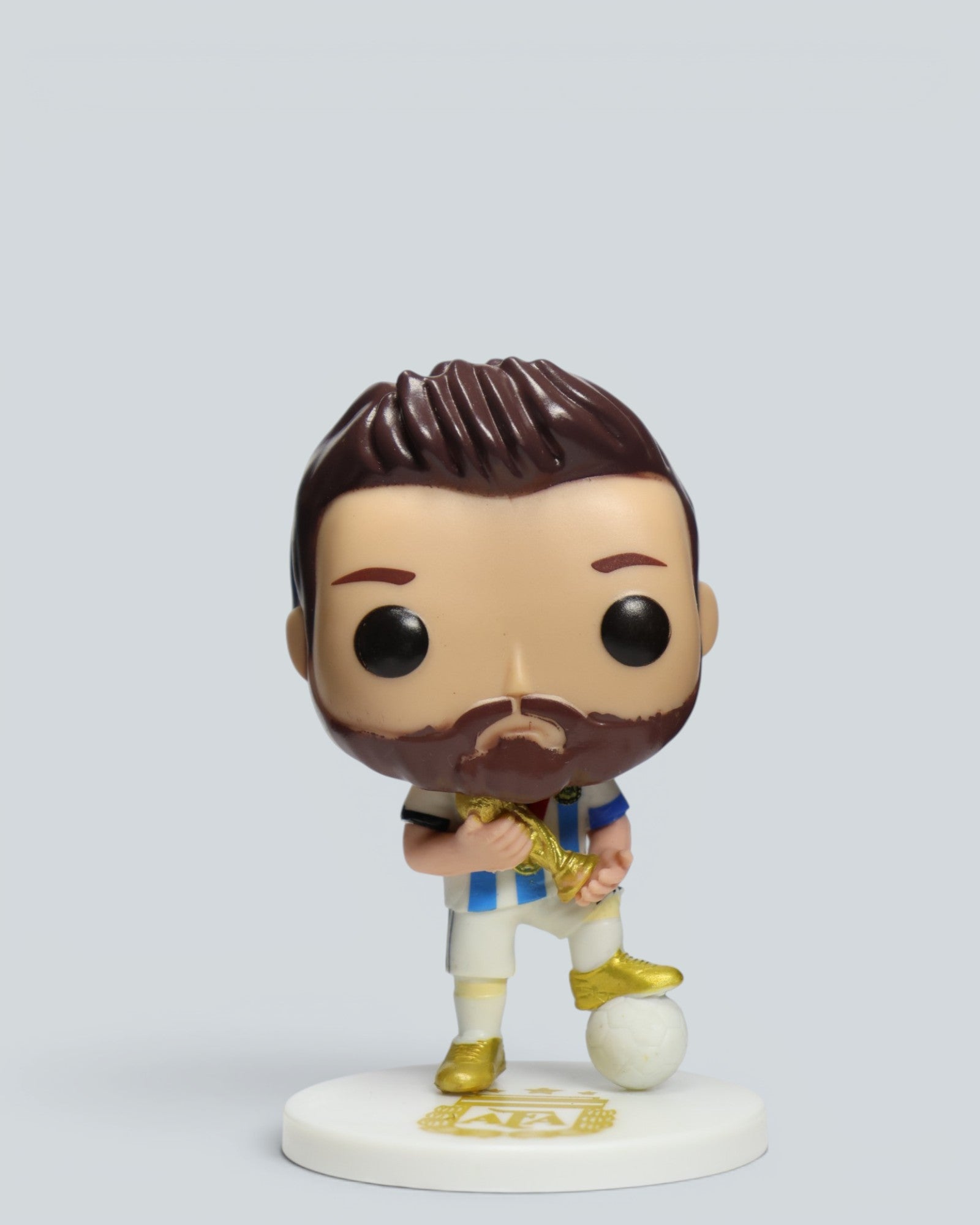 Lionel Messi Argentina "World Champion" Vinyl Figure - #10 Football Collectible