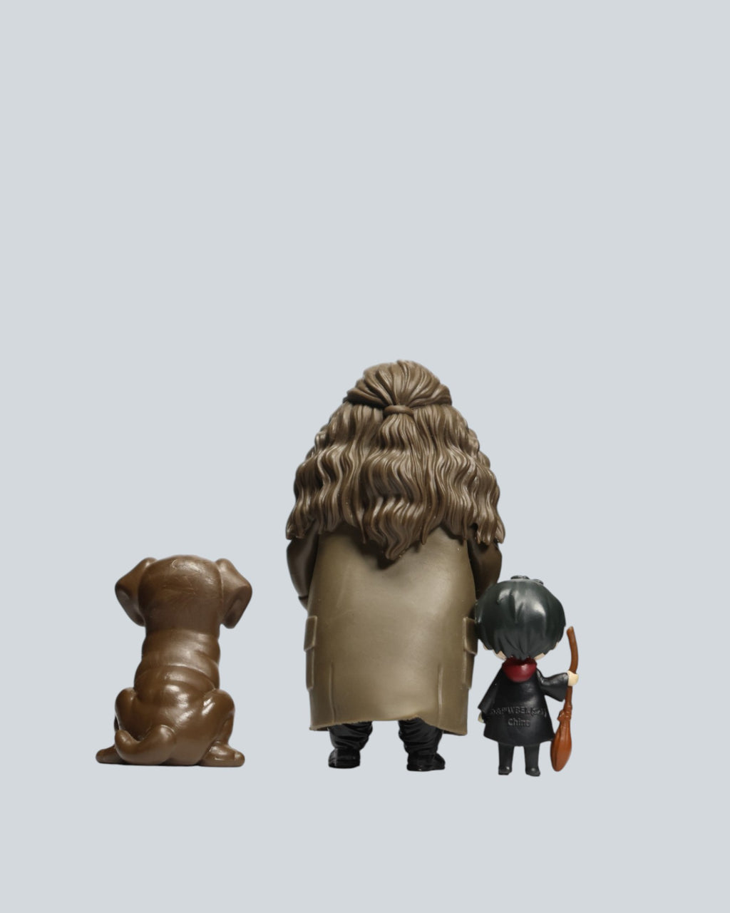 Harry Potter & Rubeus Hagrid with Fang Miniature Figure Set - 3 Piece Bundle