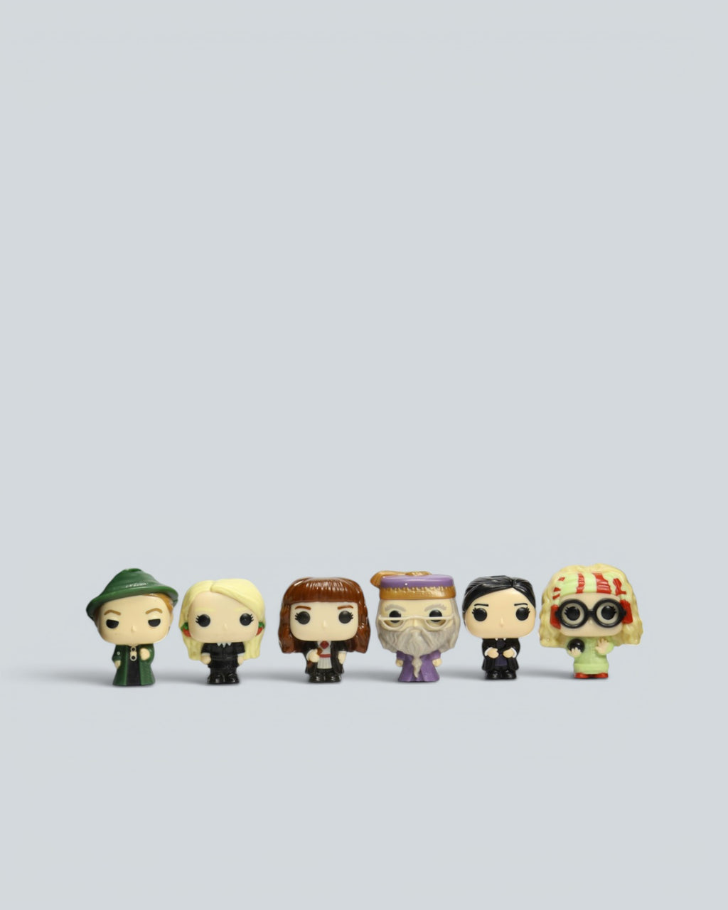 Harry Potter Hogwarts Professors & Students Miniature Figure Set - 6 Piece Collectible Bundle
