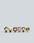 Harry Potter Hogwarts Professors & Students Miniature Figure Set - 6 Piece Collectible Bundle