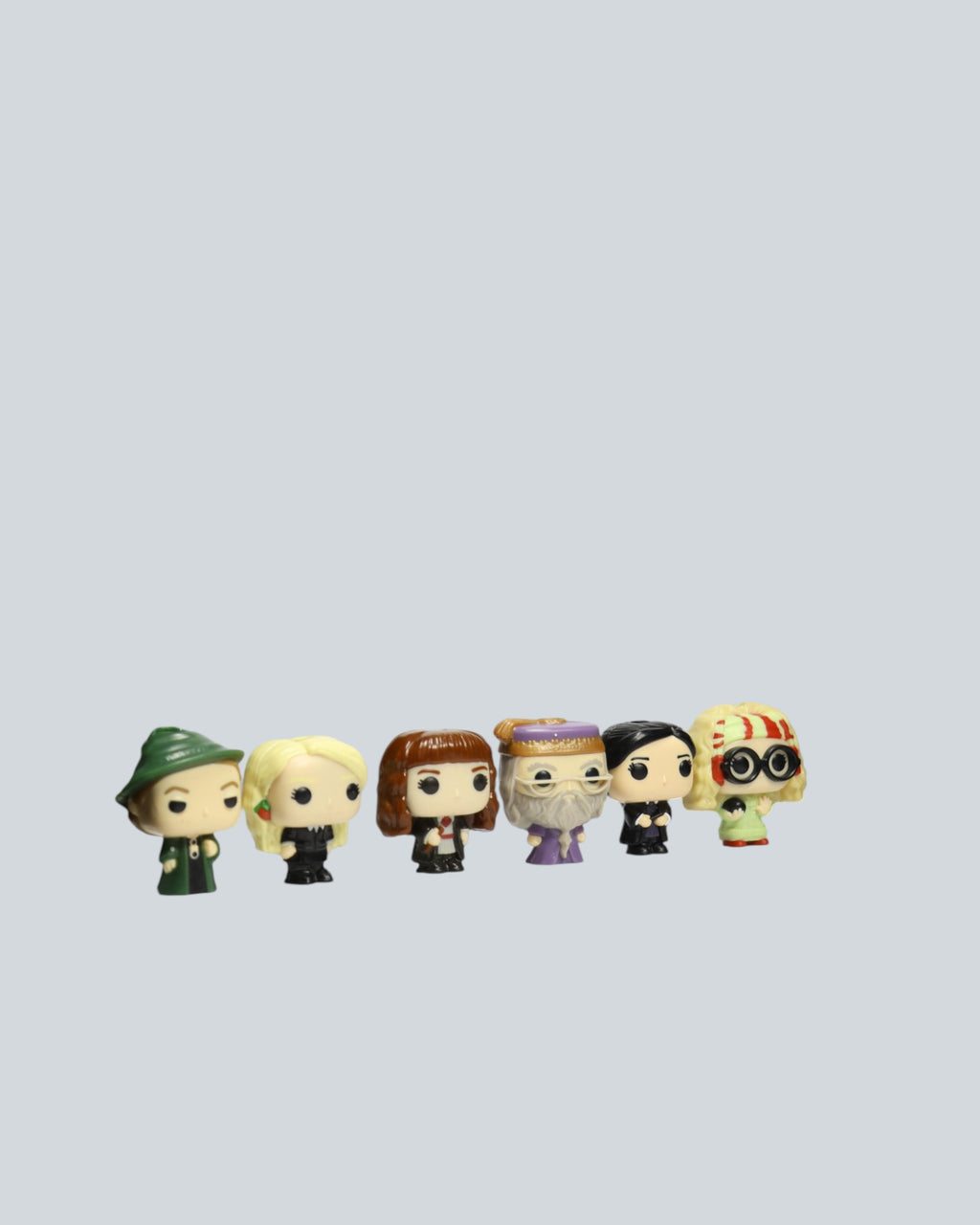 Harry Potter Hogwarts Professors & Students Miniature Figure Set - 6 Piece Collectible Bundle