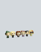Harry Potter Hogwarts Professors & Students Miniature Figure Set - 6 Piece Collectible Bundle