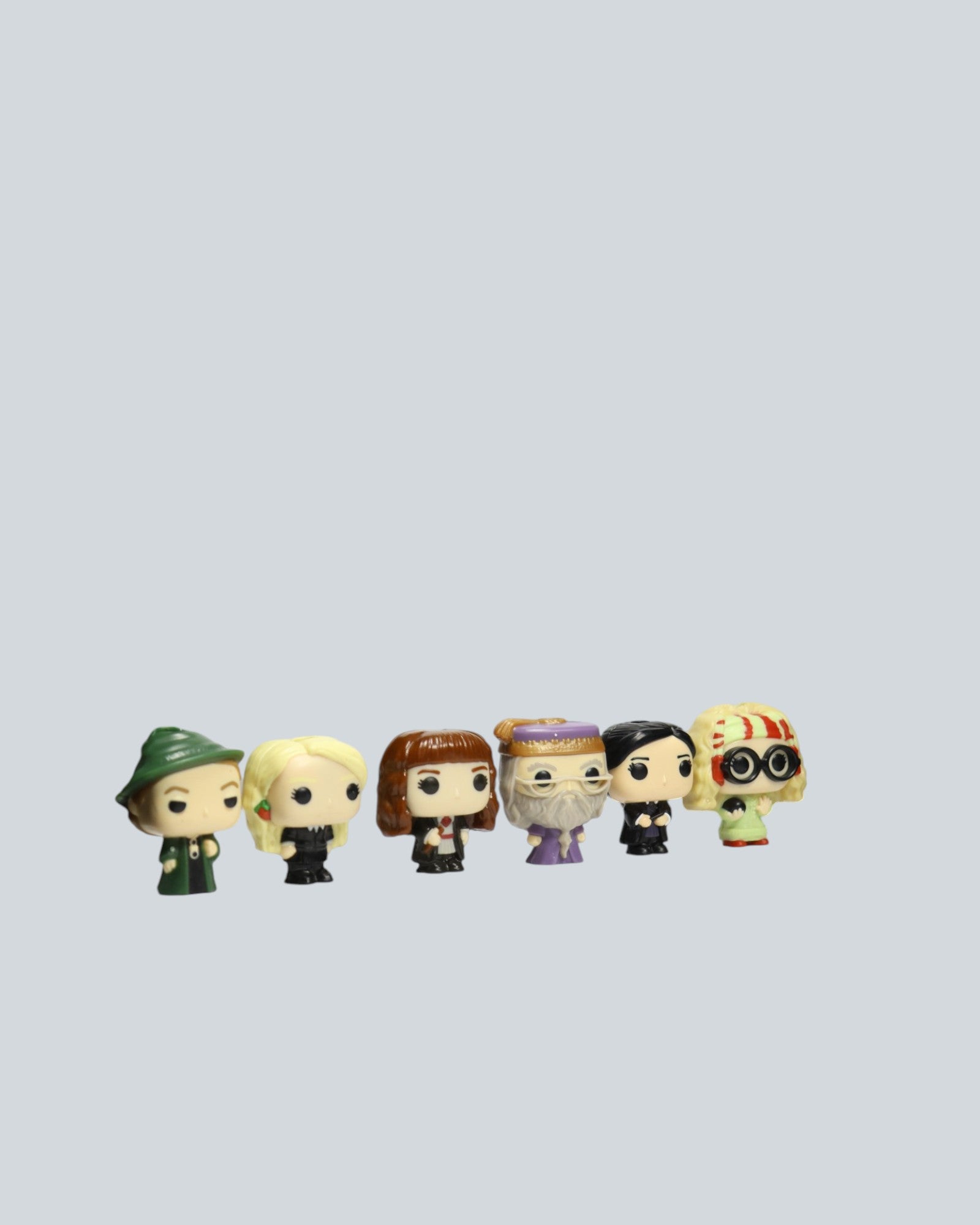 Harry Potter Hogwarts Professors & Students Miniature Figure Set - 6 Piece Collectible Bundle