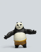 Kung Fu Panda "Po" Action Figure - Legendary Dragon Warrior Collectible