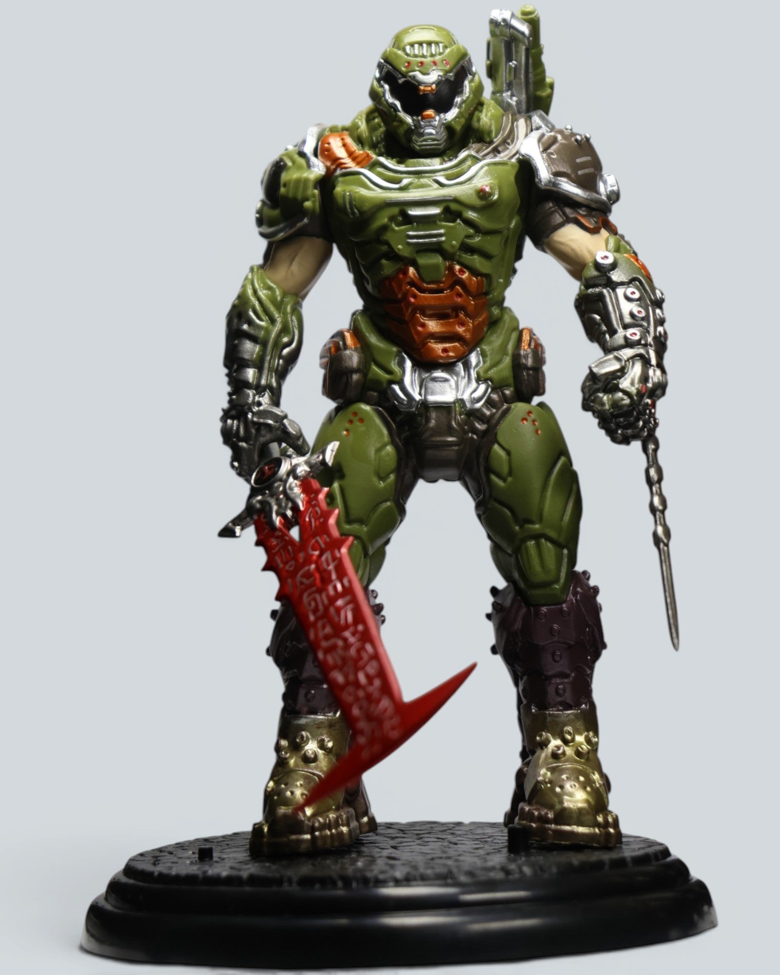 Doom Slayer "Doom Eternal" Collectible Statue with Crucible Blade - 7.5 inches.