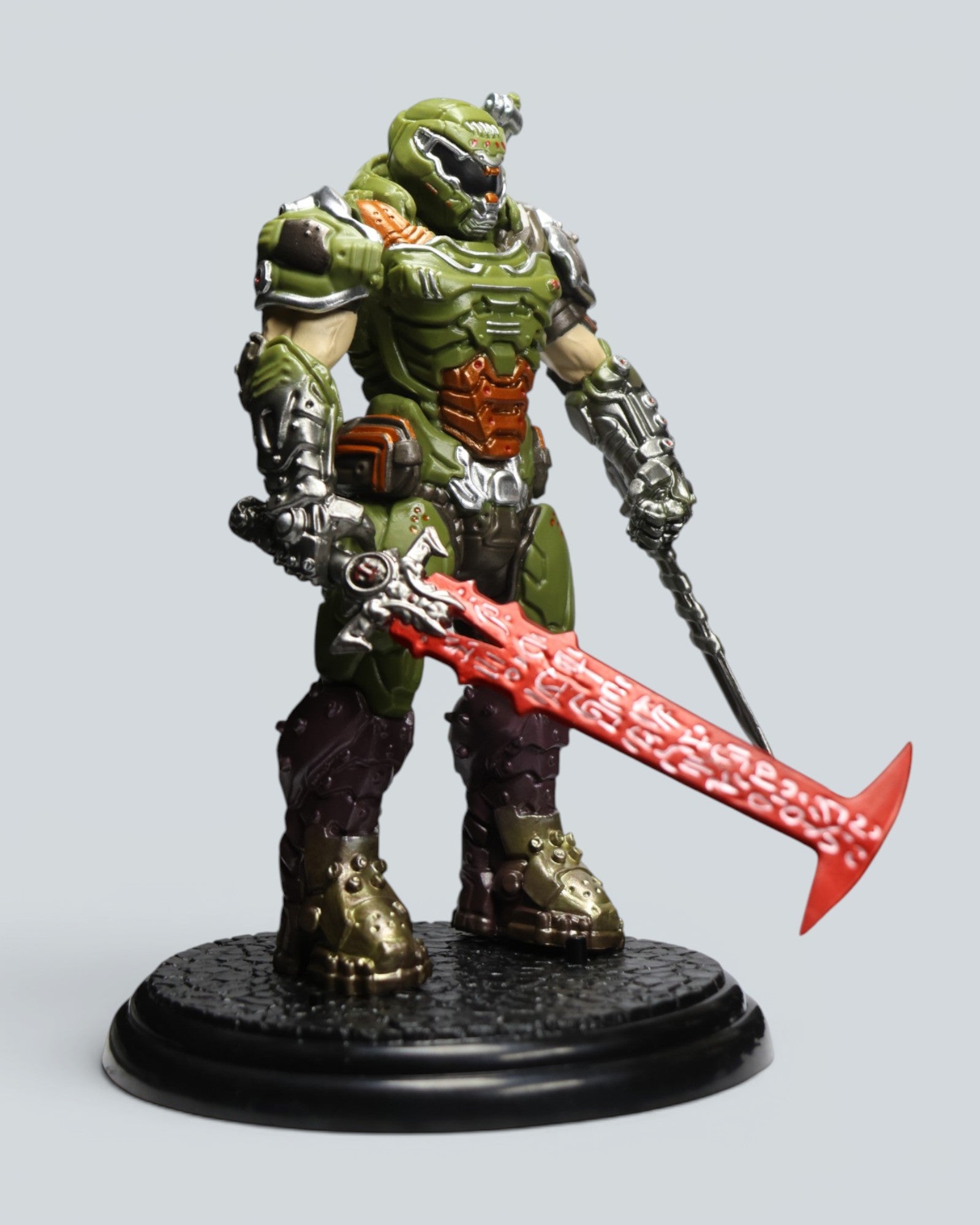 Doom Slayer "Doom Eternal" Collectible Statue with Crucible Blade - 7.5 inches.