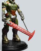 Doom Slayer "Doom Eternal" Collectible Statue with Crucible Blade - 7.5 inches.