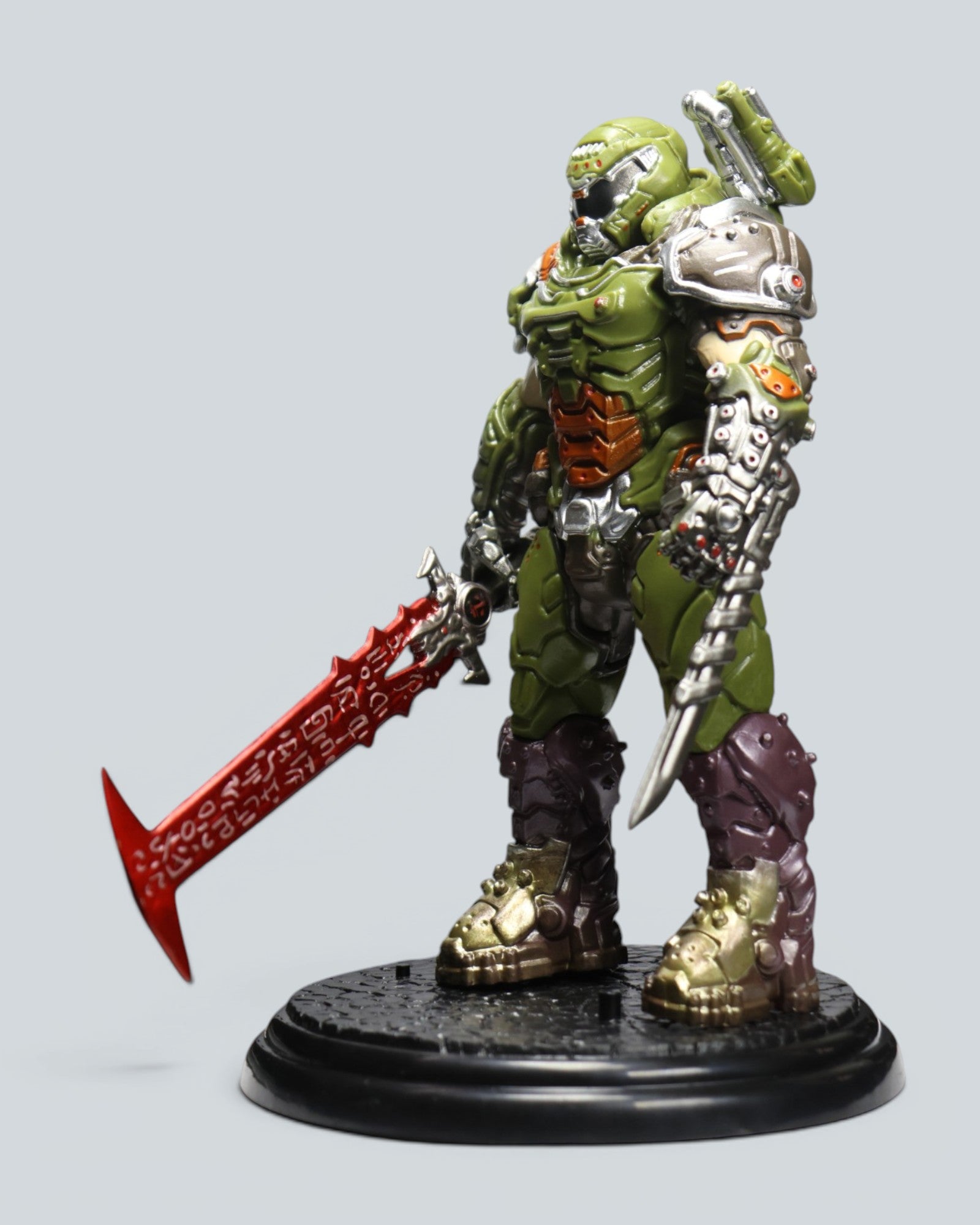 Doom Slayer "Doom Eternal" Collectible Statue with Crucible Blade - 7.5 inches.