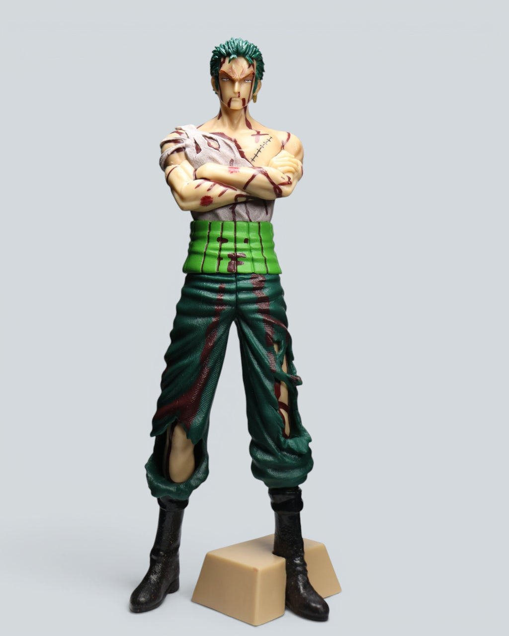 One Piece: Roronoa Zoro "Nothing Happened" Battle Damage Figure