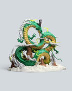Dragon Ball: Shenron and Kid Goku Flying Nimbus Diorama Statue