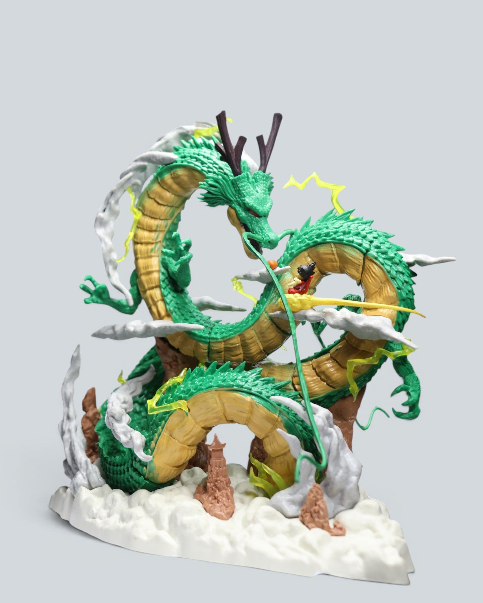 Dragon Ball: Shenron and Kid Goku Flying Nimbus Diorama Statue