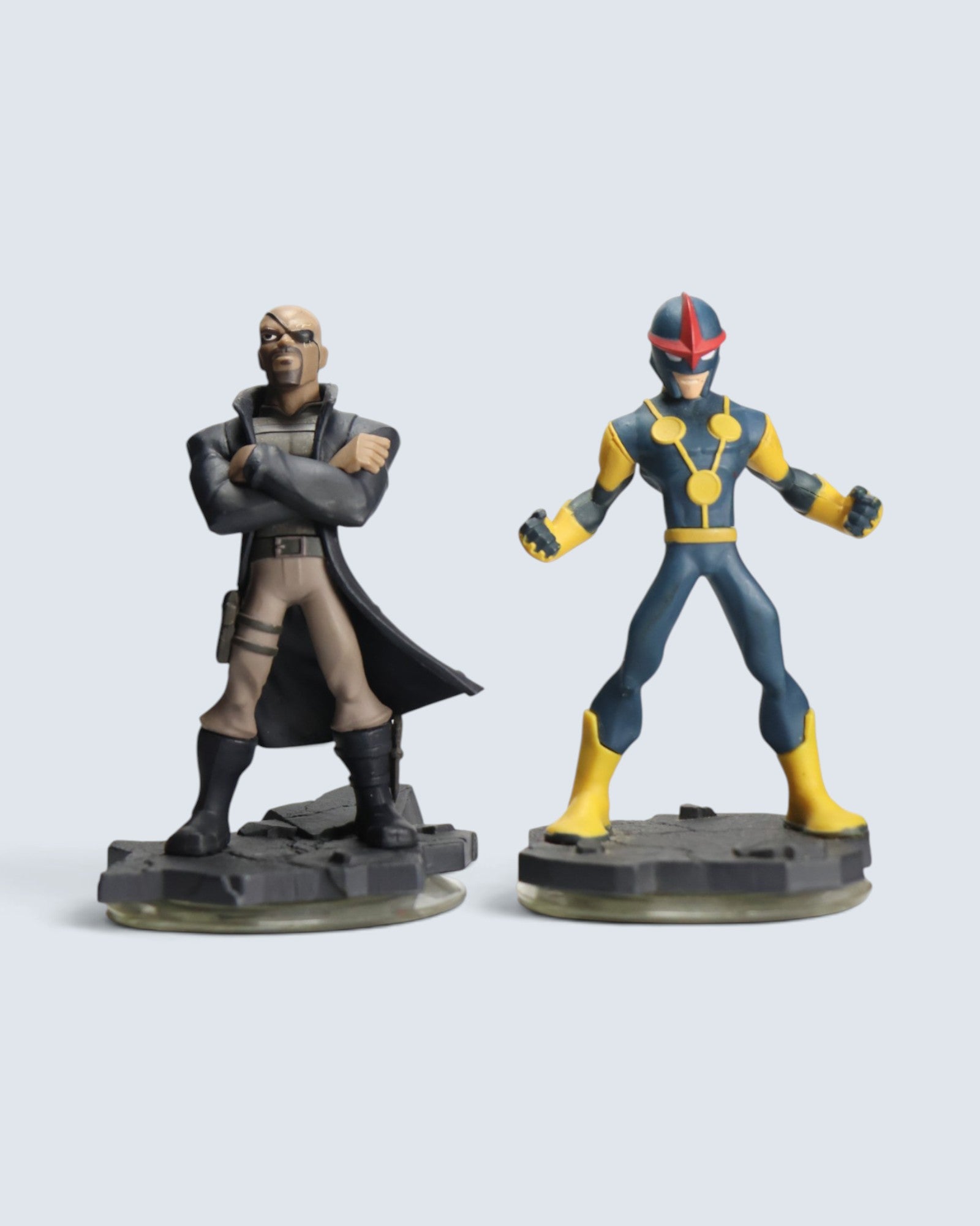 Marvel Super Heroes Nick Fury & Nova Figures Lot (2-Pack)