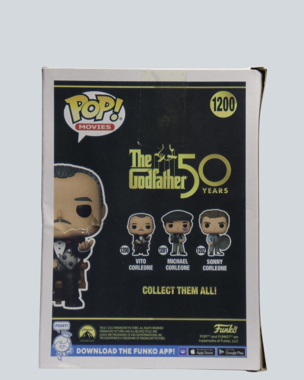 The Godfather 50th Anniversary #1200 - Vito Corleone - FunkoPop Vinyl Figure