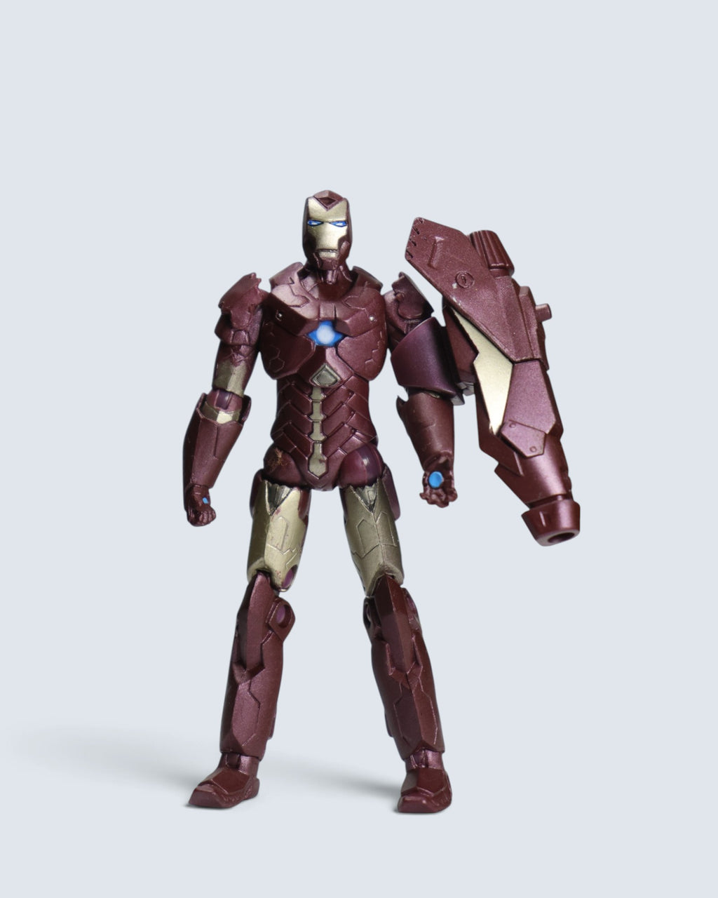 Marvel Iron Man Mark Suit Action Figure with Detachable Cannon Blaster