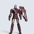 Marvel Iron Man Mark Suit Action Figure with Detachable Cannon Blaster