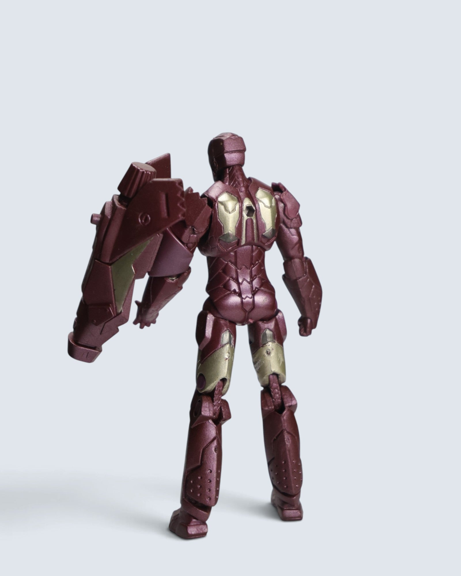 Marvel Iron Man Mark Suit Action Figure with Detachable Cannon Blaster
