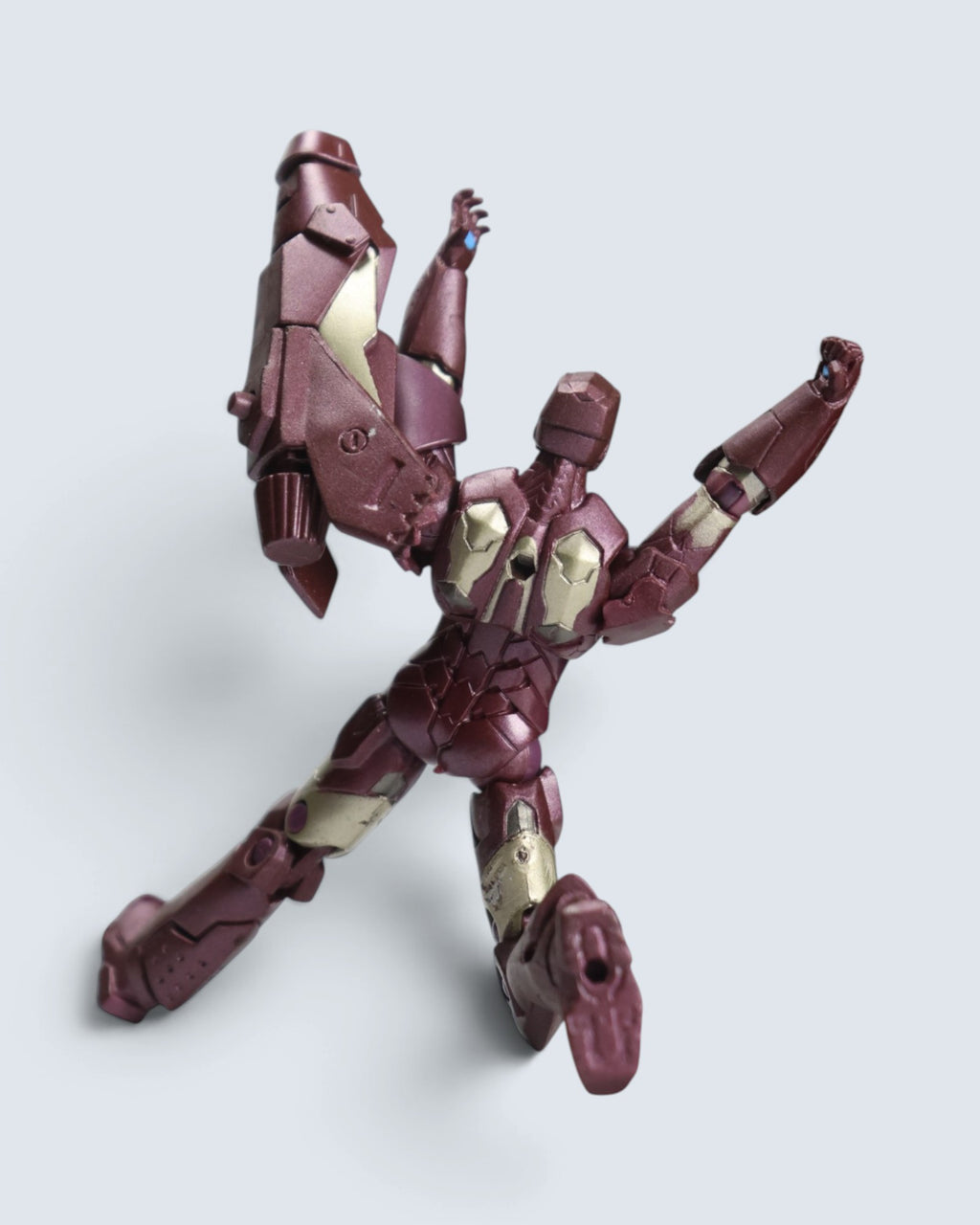 Marvel Iron Man Mark Suit Action Figure with Detachable Cannon Blaster
