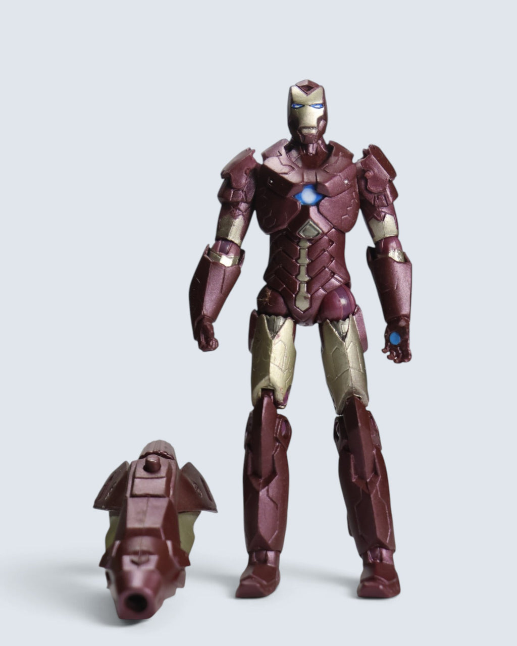 Marvel Iron Man Mark Suit Action Figure with Detachable Cannon Blaster