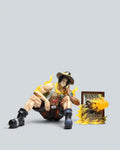 One Piece: Portgas D. Ace "Fire Fist" Statue with Wanted Poster Display