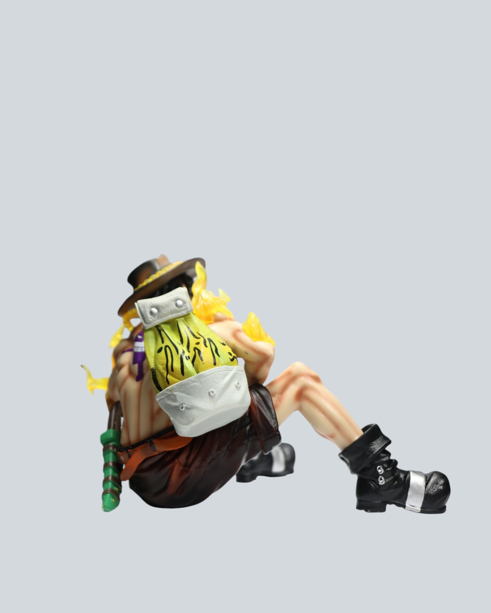 One Piece: Portgas D. Ace "Fire Fist" Statue with Wanted Poster Display