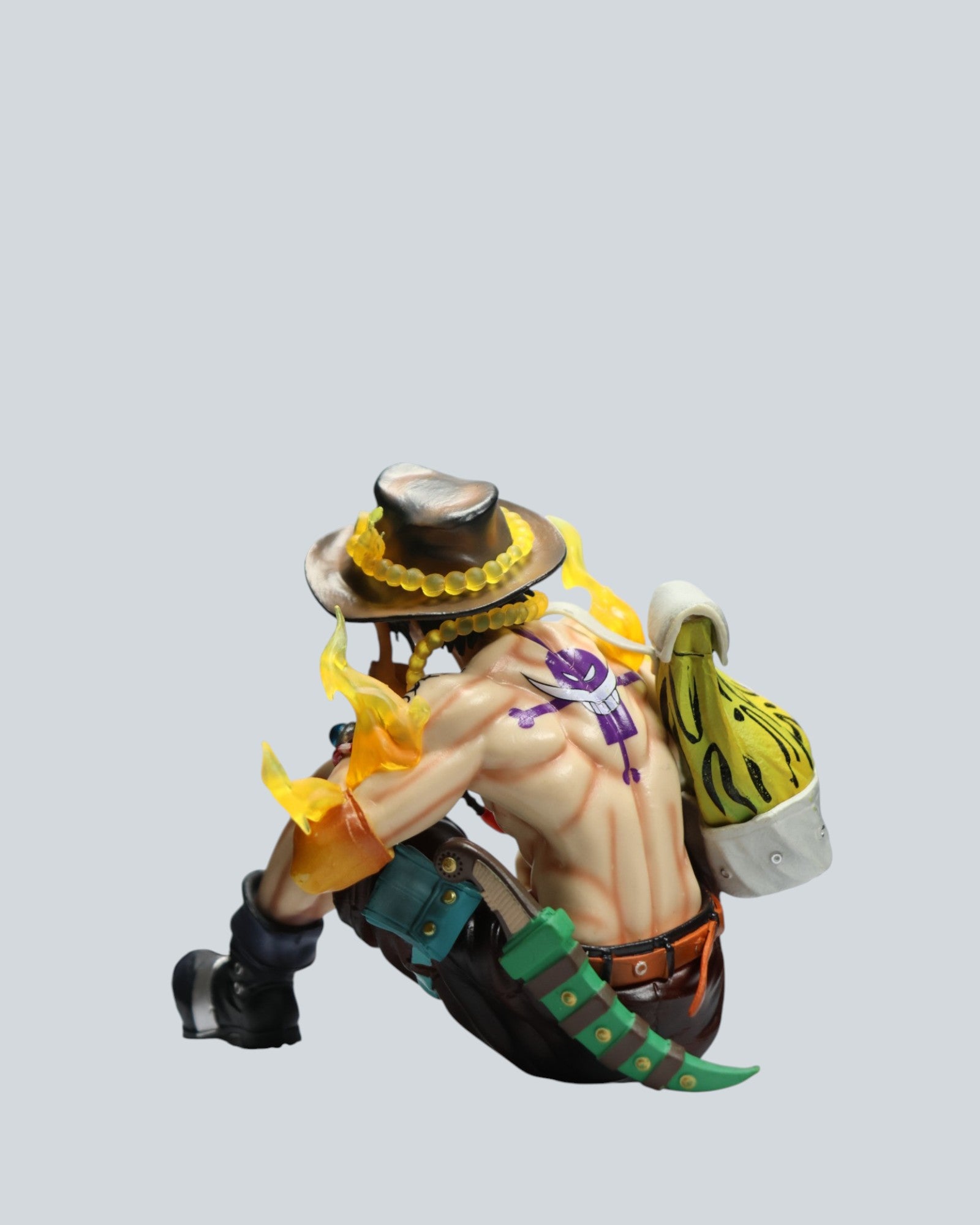 One Piece: Portgas D. Ace "Fire Fist" Statue with Wanted Poster Display