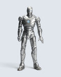 Marvel Official Hasbro Iron Man Silver Centurion Armor Action Figure