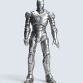 Marvel Official Hasbro Iron Man Silver Centurion Armor Action Figure