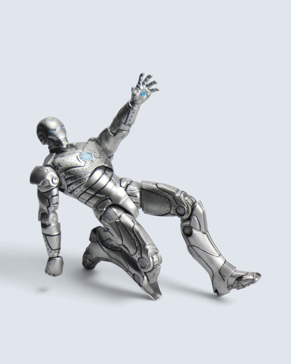 Marvel Official Hasbro Iron Man Silver Centurion Armor Action Figure