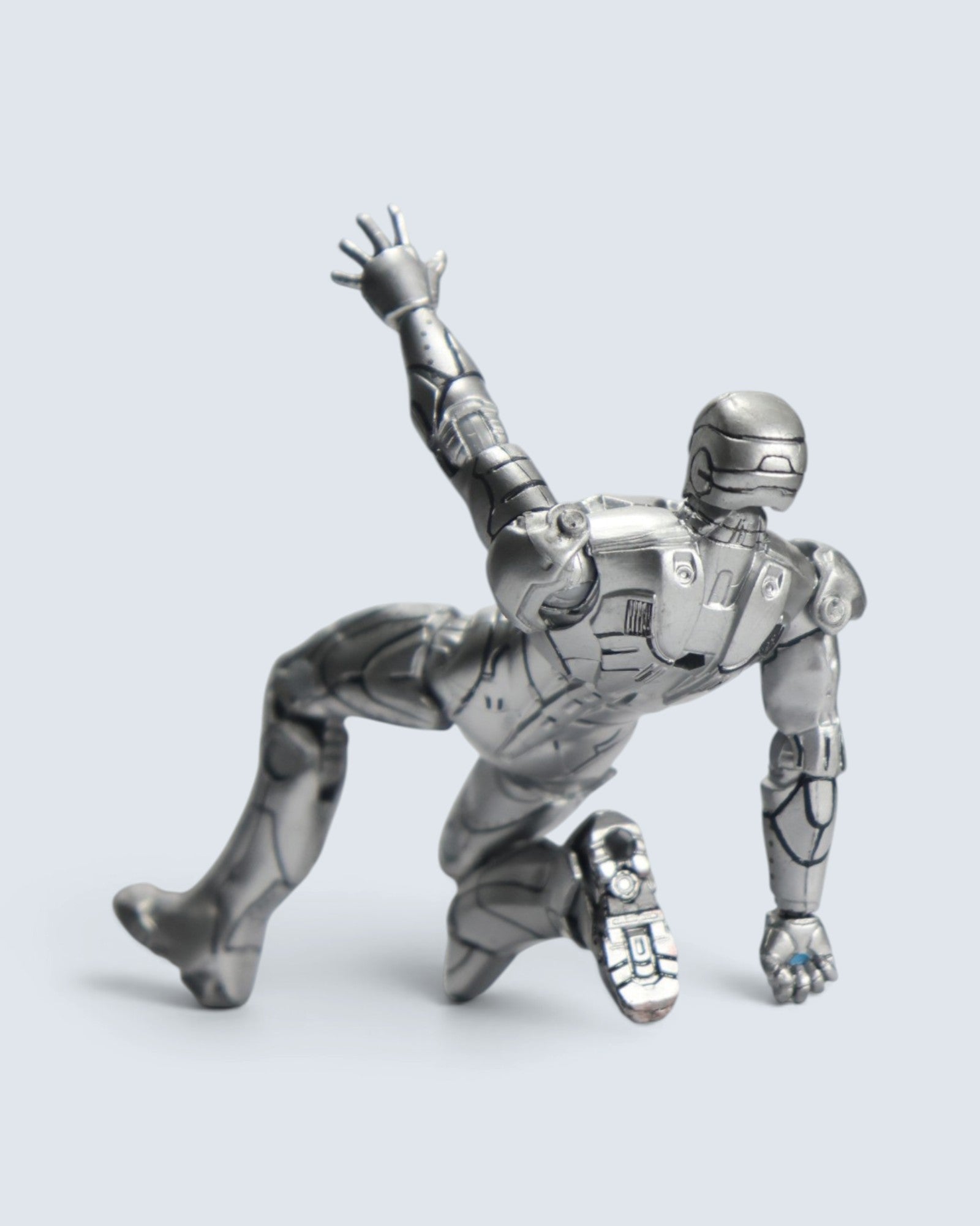 Marvel Official Hasbro Iron Man Silver Centurion Armor Action Figure