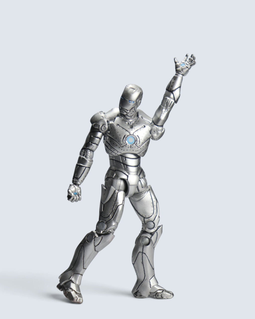 Marvel Official Hasbro Iron Man Silver Centurion Armor Action Figure