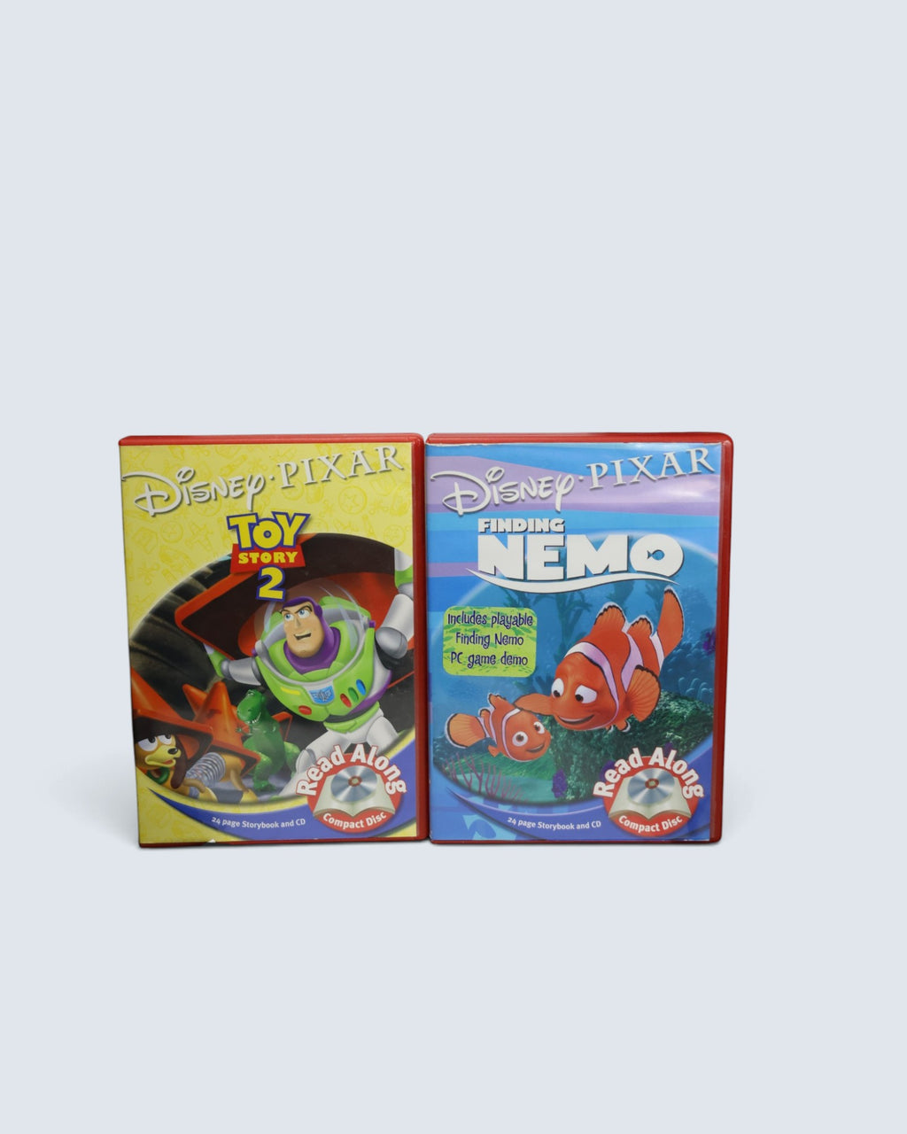 Disney Pixar Read Along 2-Disc Set: Toy Story 2 & Finding Nemo (Storybook & CD)