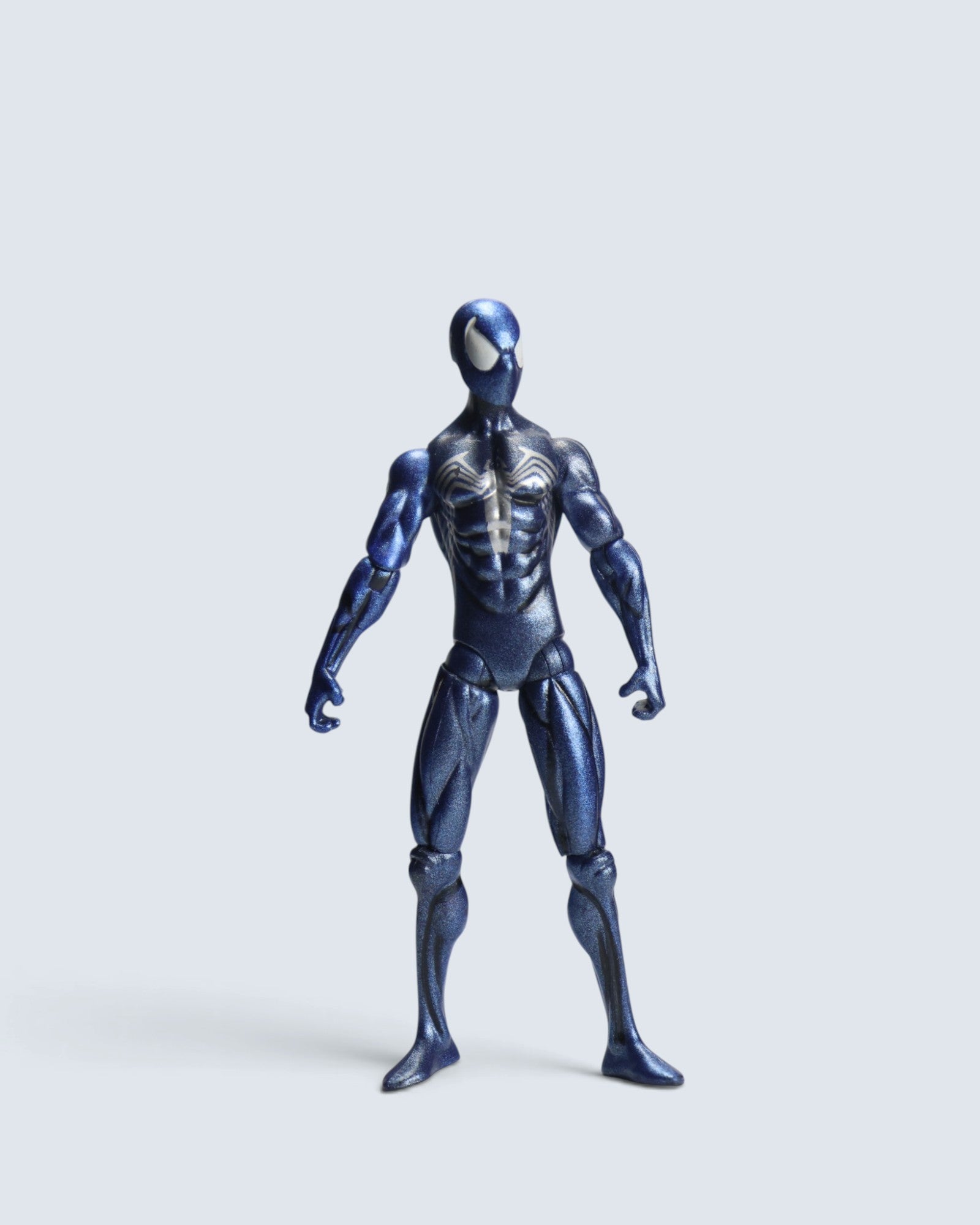 Marvel Spider-Man Symbiote Suit Metallic Blue Action Figure