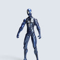 Marvel Spider-Man Symbiote Suit Metallic Blue Action Figure