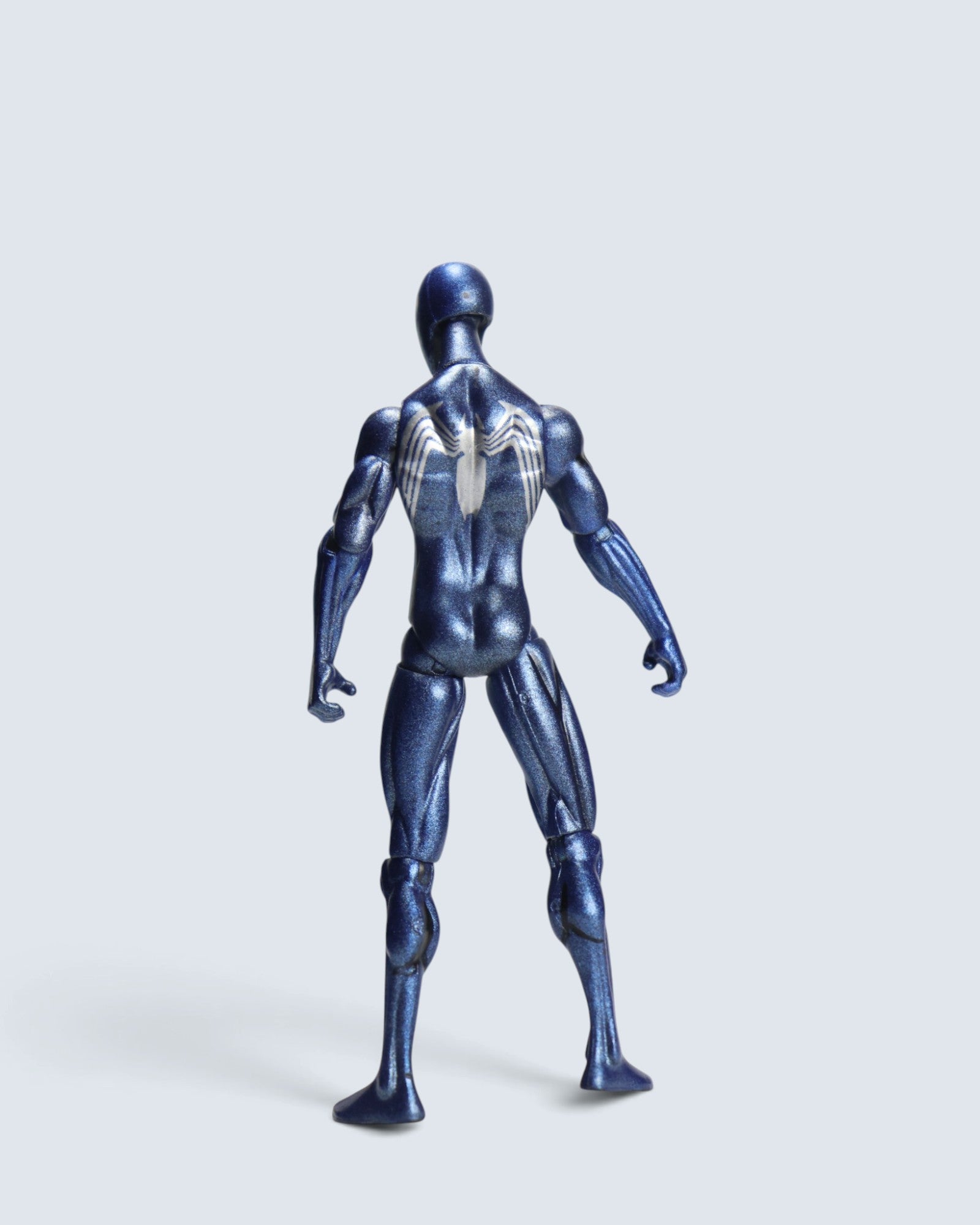 Marvel Spider-Man Symbiote Suit Metallic Blue Action Figure