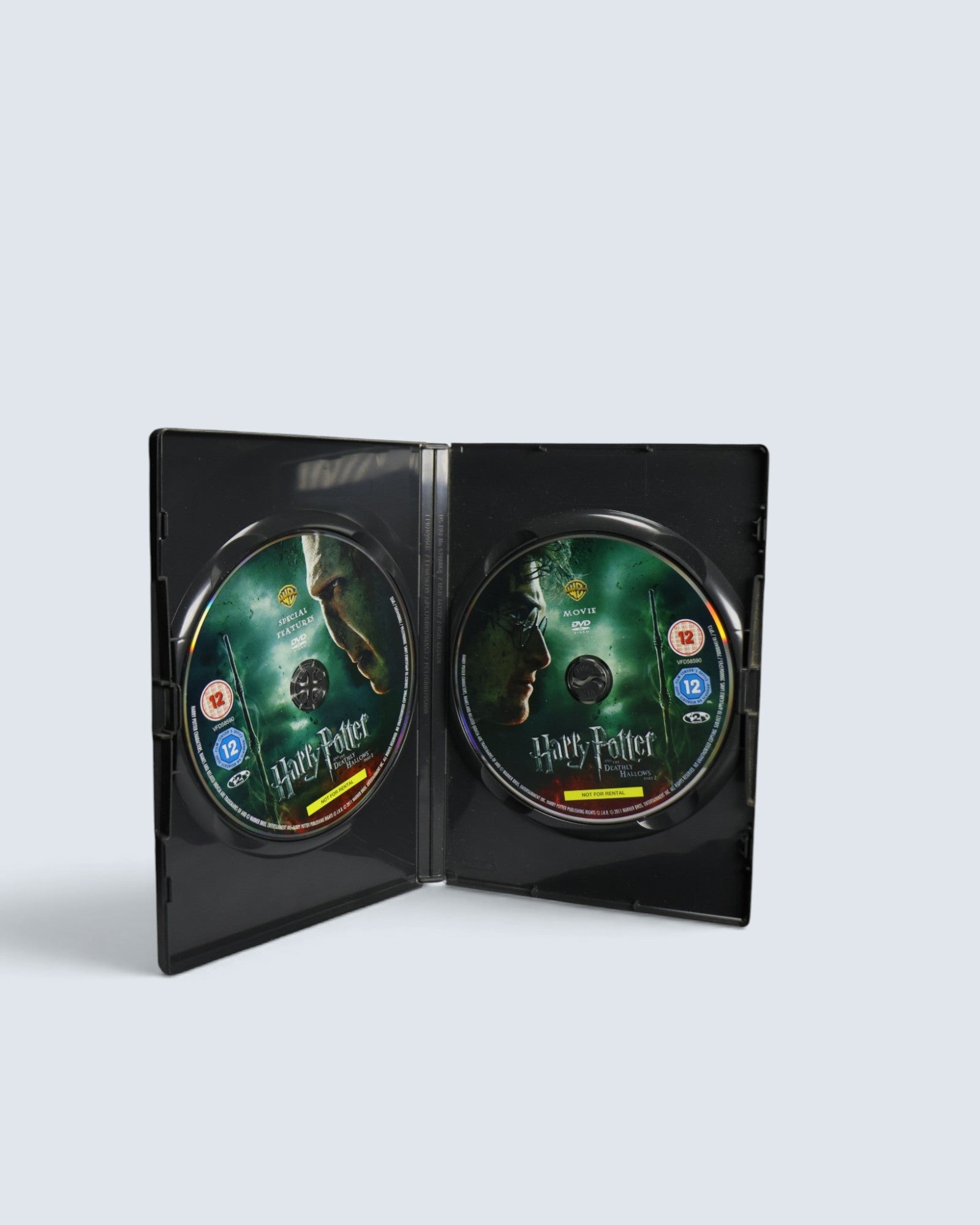 Harry Potter and the Deathly Hallows Parts 1 & 2 Double DVD Collection Set