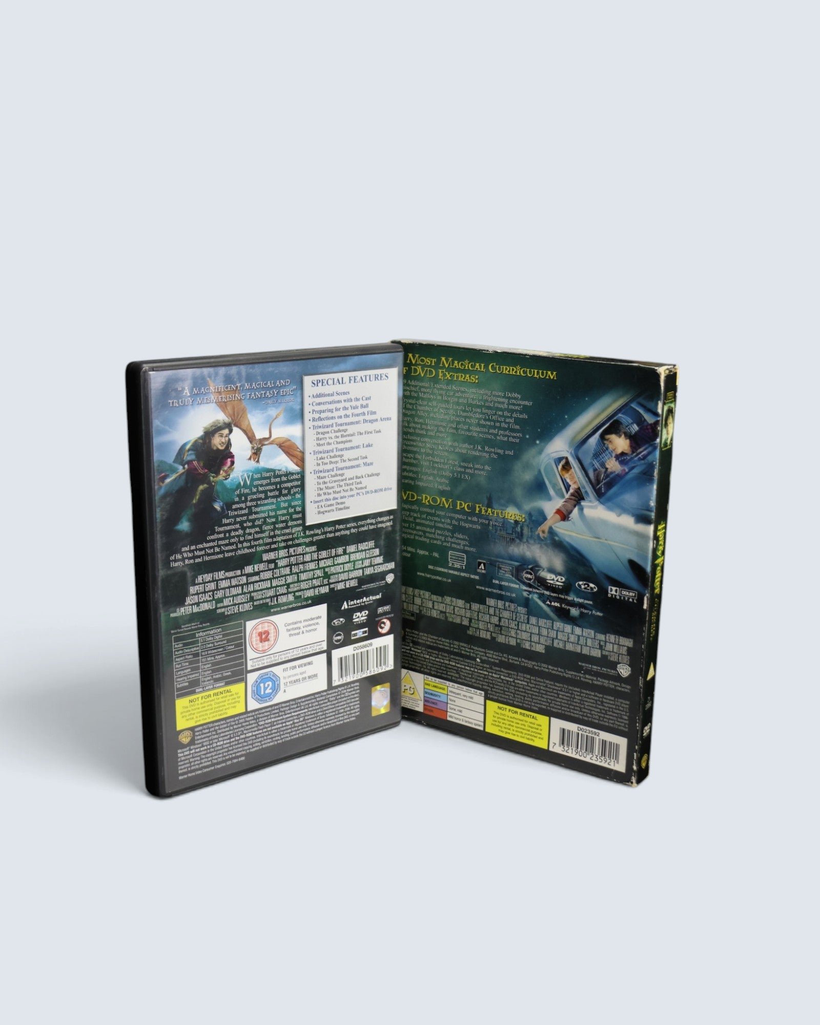 Harry Potter and the Goblet of Fire & Chamber of Secrets 2-Disc Special Editions DVD Set
