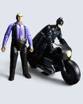 DC: The Batman Movie Action Figure Set: Batman, Batcycle & The Penguin