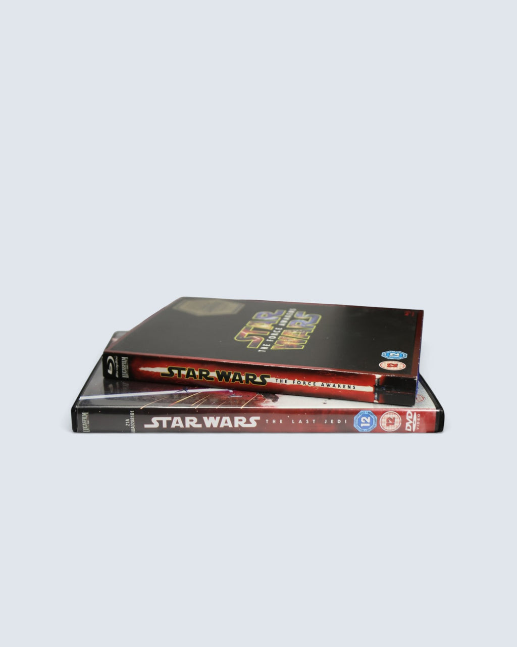 Star Wars: The Force Awakens (Limited Edition Slipcase) & Star Wars: The Last Jedi Blu-ray & DVD Lot