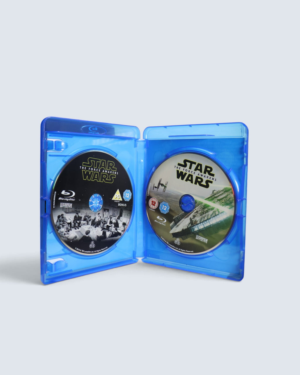 Star Wars: The Force Awakens (Limited Edition Slipcase) & Star Wars: The Last Jedi Blu-ray & DVD Lot
