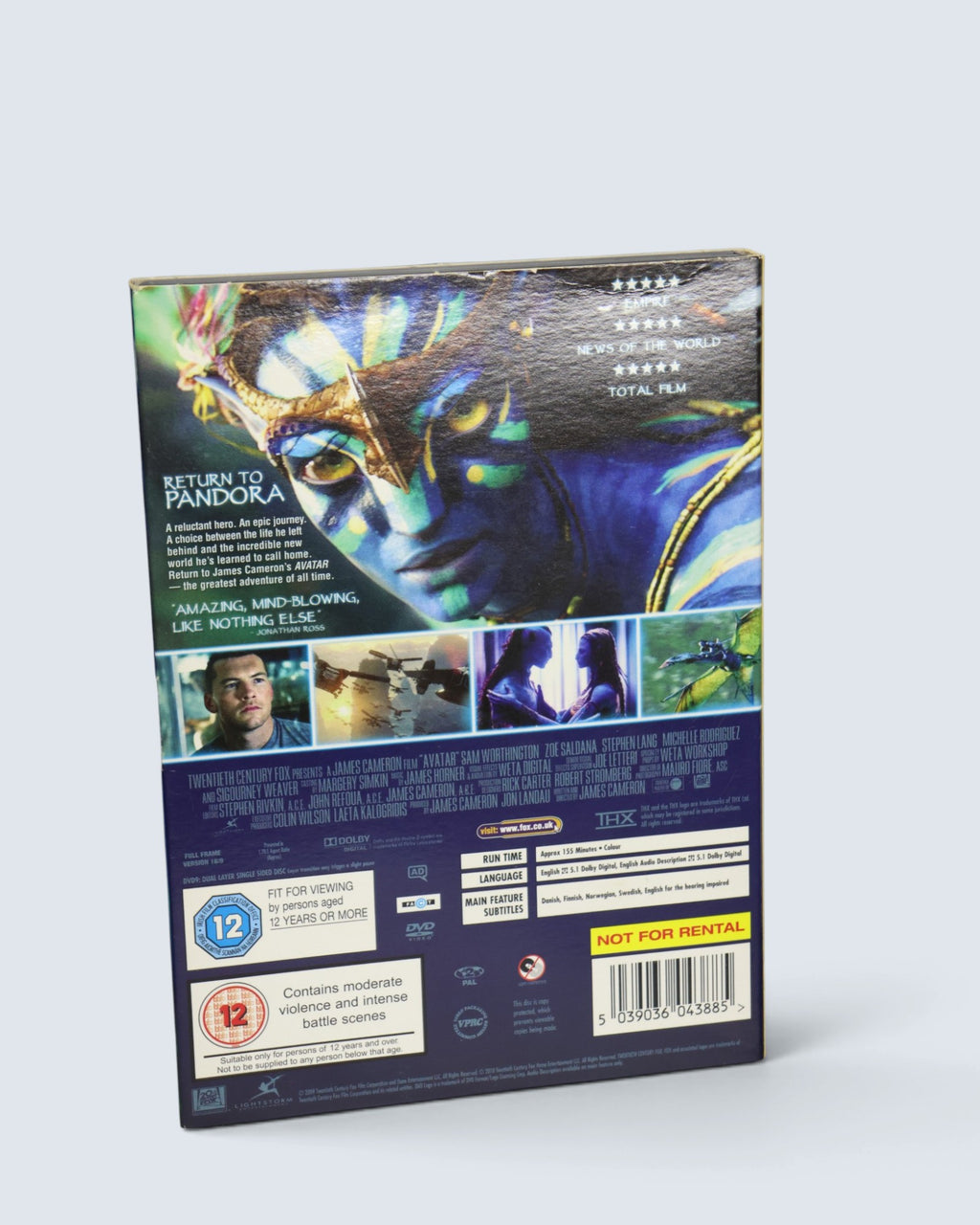 James Cameron's Avatar DVD (Special Edition Slipcase, 20th Century Fox)