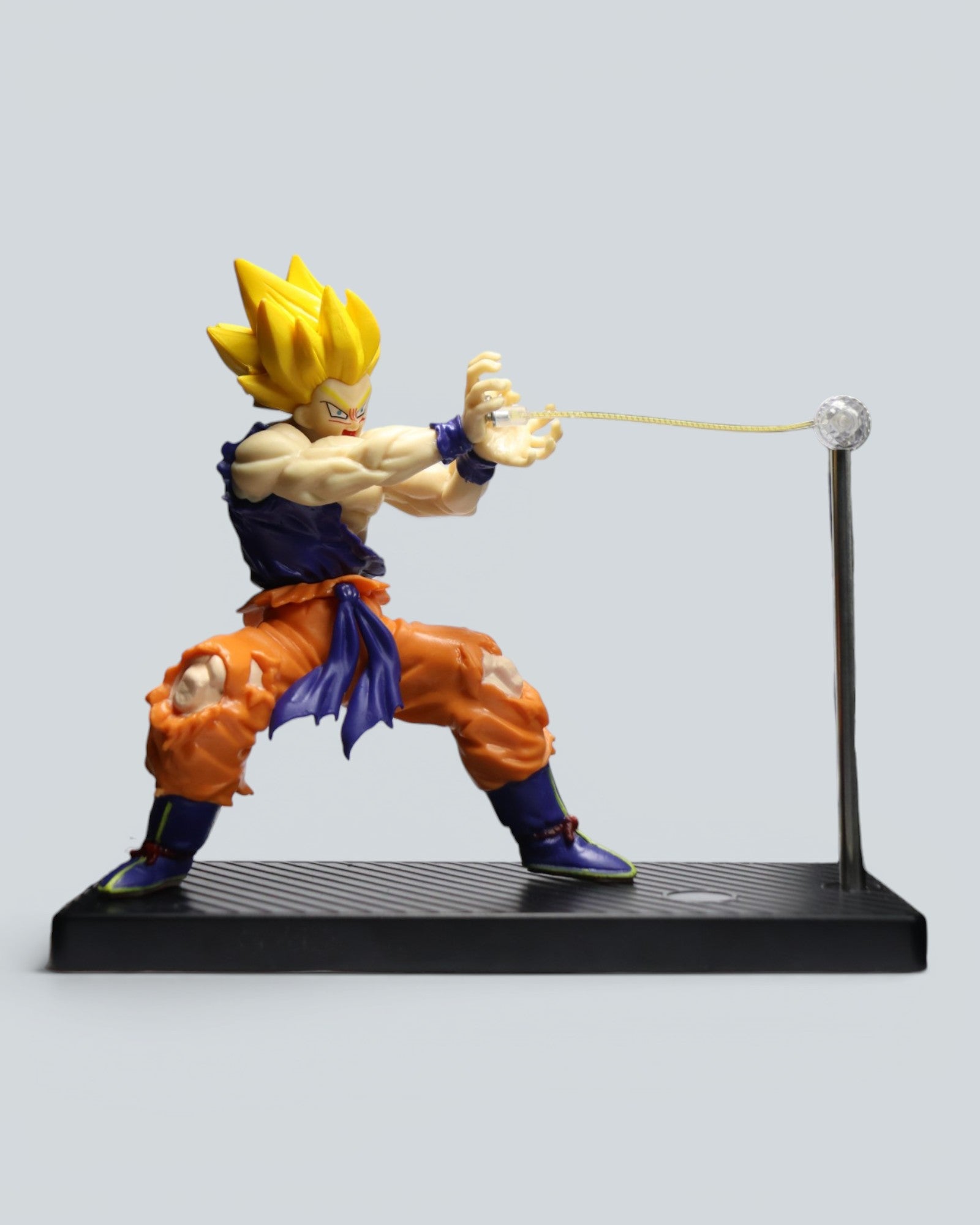 Super Saiyan Goku: Kamehameha LED Action Figure Lamp – USB-C Rechargeable