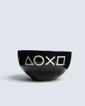 Official PlayStation Symbols Ceramic Cereal Bowl (Black & Blue)