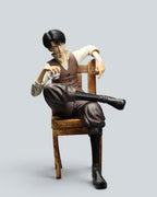 Attack on Titan Levi Ackerman Sitting on Chair Tea Time - Action Figure